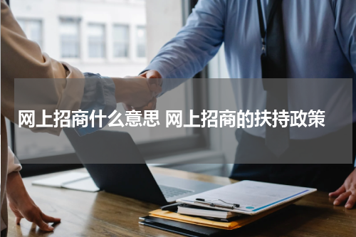 网上招商什么意思 网上招商的扶持政策